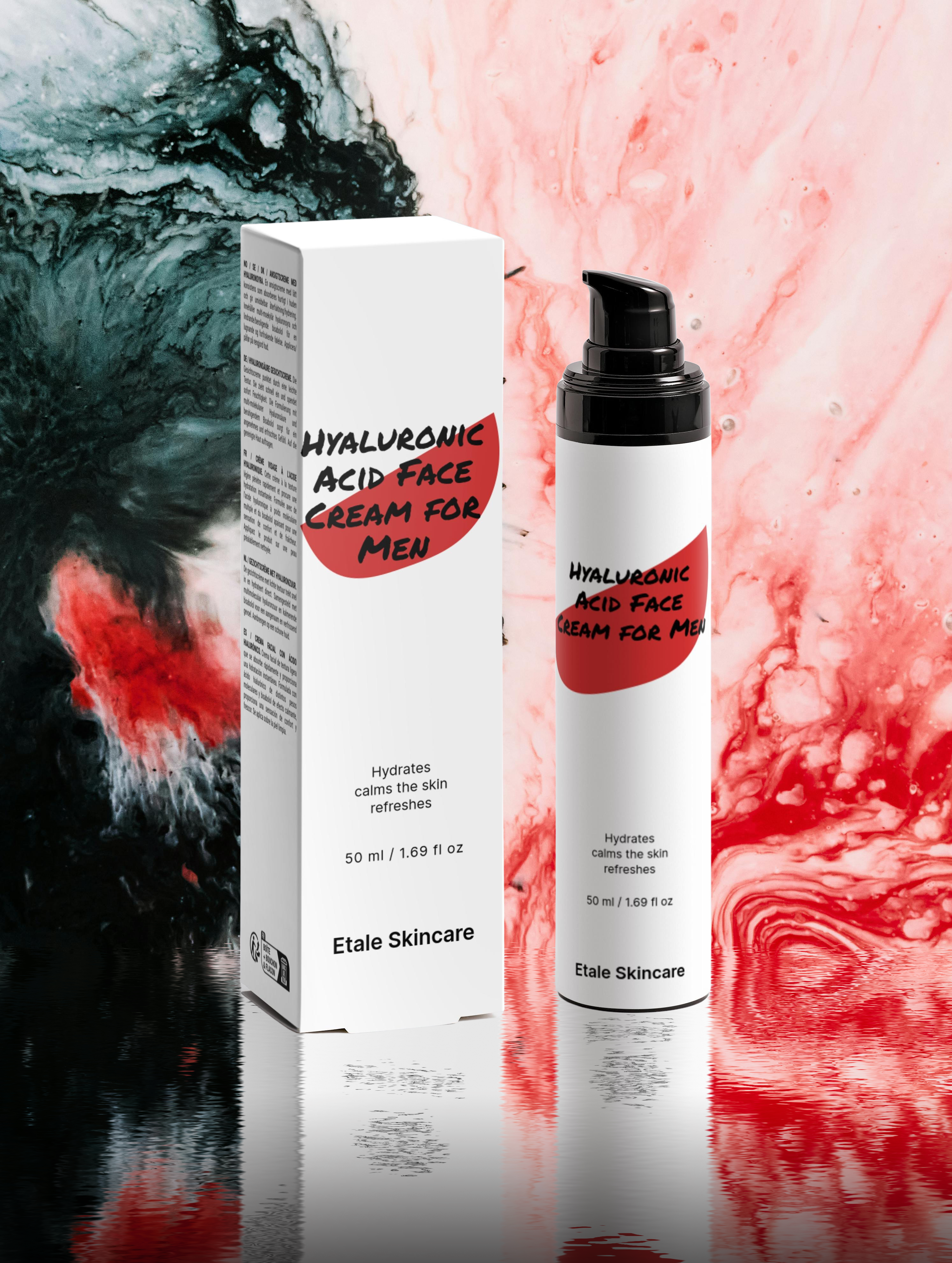 -Hyaluronic Acid Face Cream for Men-