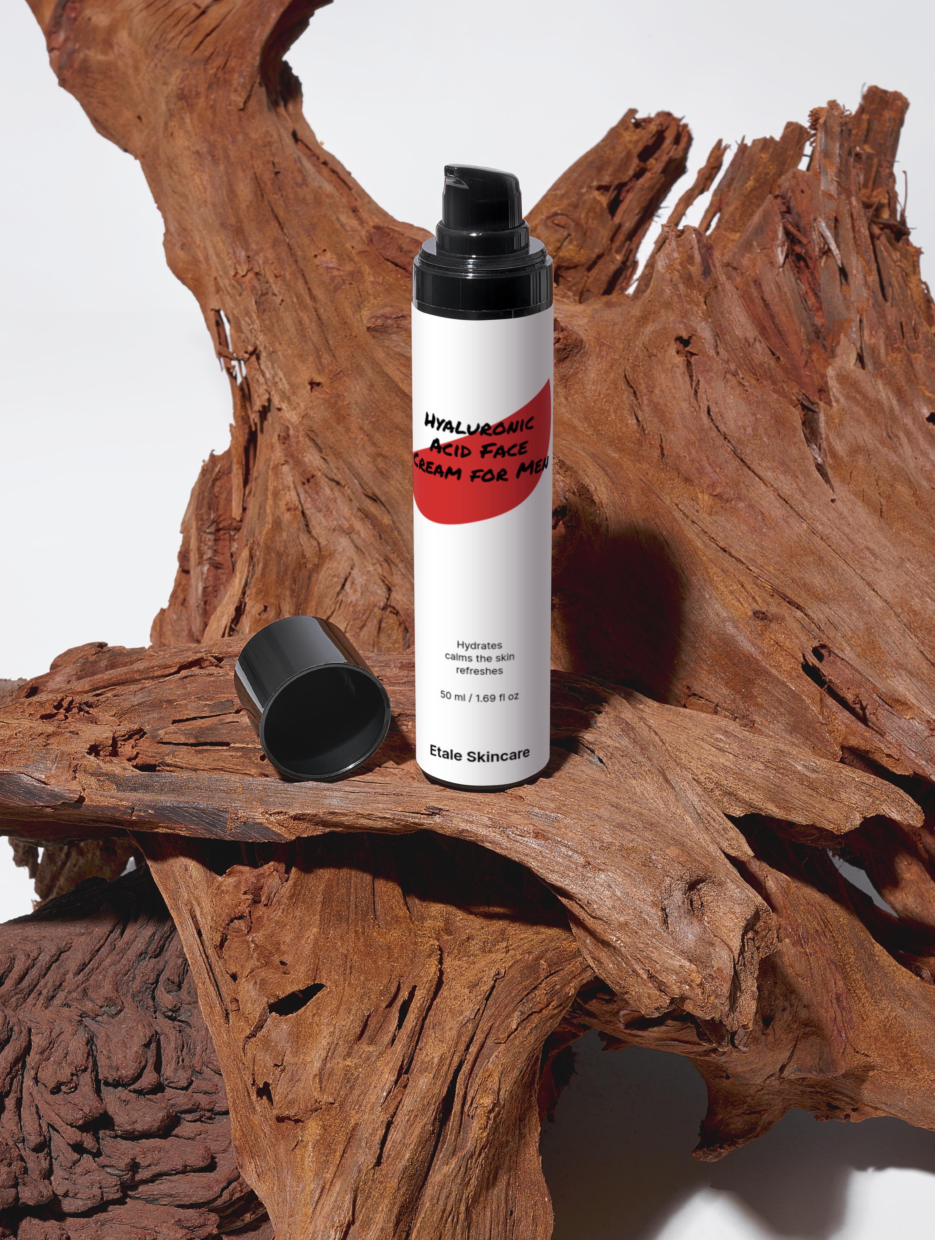 -Hyaluronic Acid Face Cream for Men-