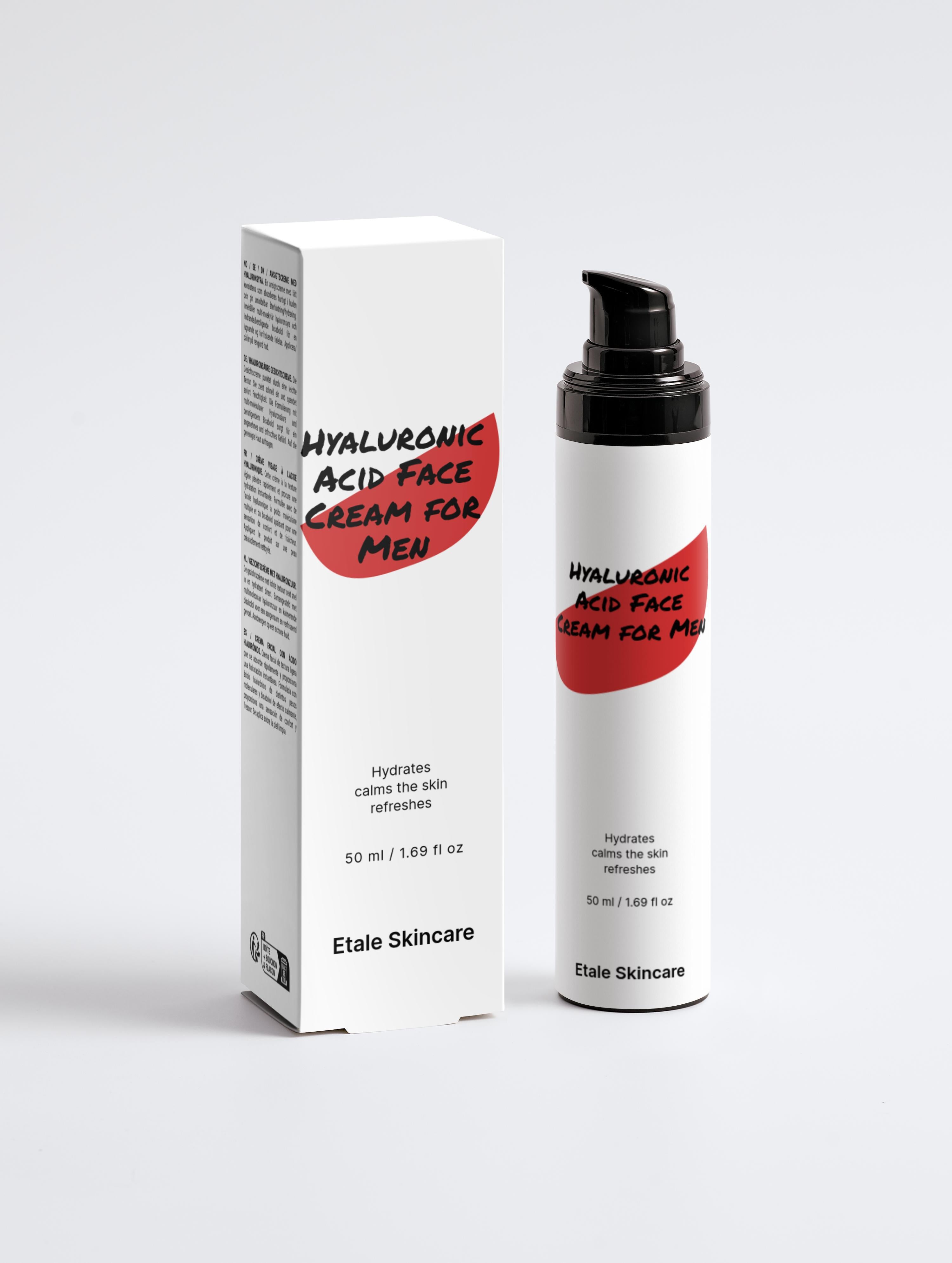 -Hyaluronic Acid Face Cream for Men-